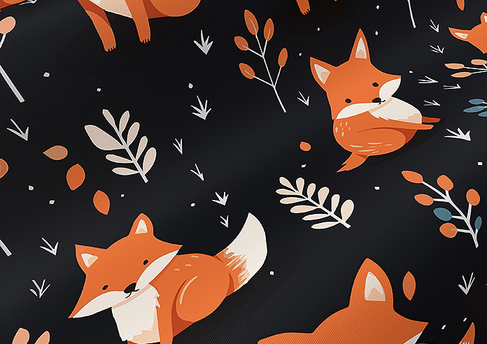 Foxy Friends, Ginger - Twist&Fit Roller Blind - Image 4